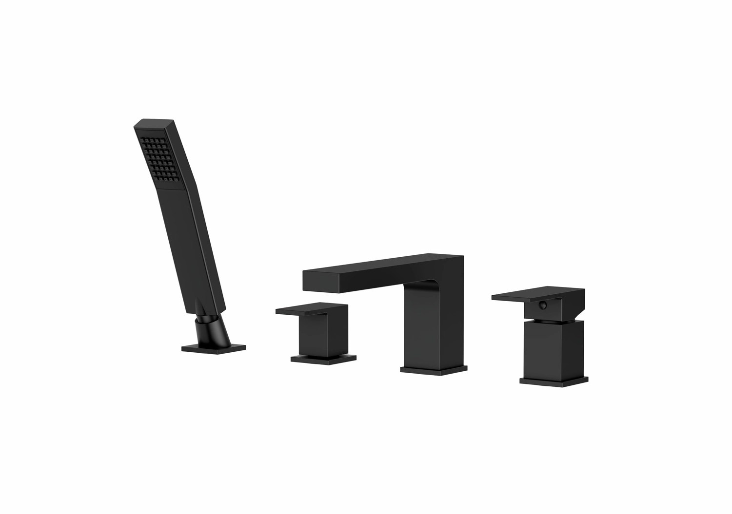 Valvex Bateria wannowa 4-otworowa Italy black Valvex Bateria wannowa 4-otworowa Italy black