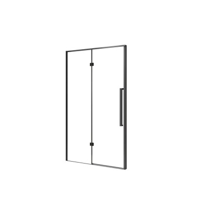 KABI Drzwi prysznicowe Largo 90 x 195 cm LEWE czarne KABI Drzwi prysznicowe Largo 90 x 195 cm LEWE czarne