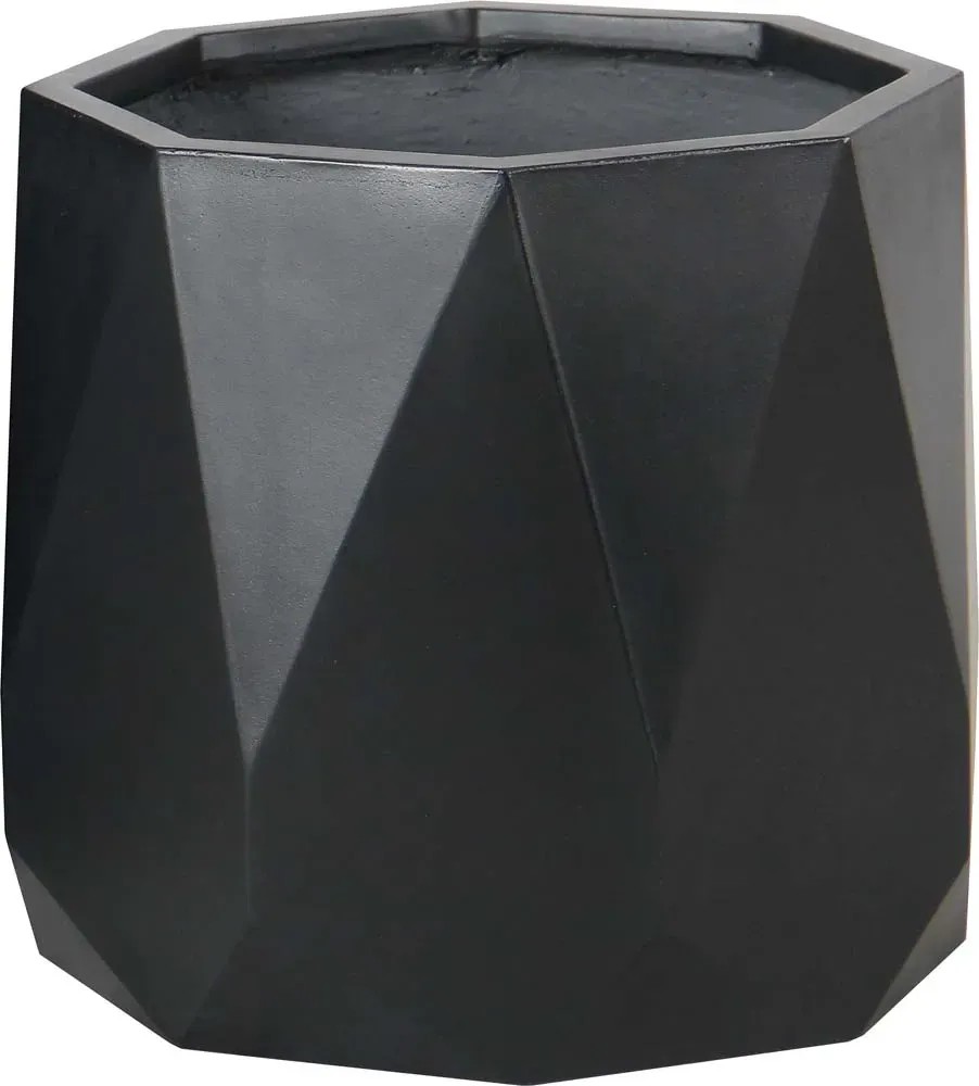 Donica Geo Black czarny śr. 54cm Donica Geo Black czarny śr. 54cm