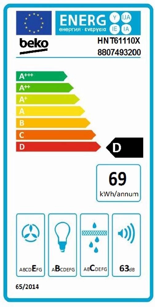 BEKO Okap Szafkowy HNT61110X Stal Inox Kupuj W OBI