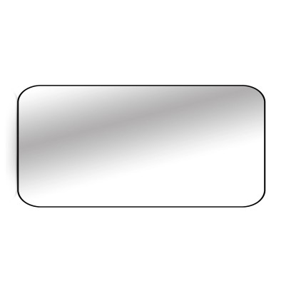 Lustro bez LED Tender Line czarna rama 80x120 Lustro bez LED Tender Line czarna rama 80x120