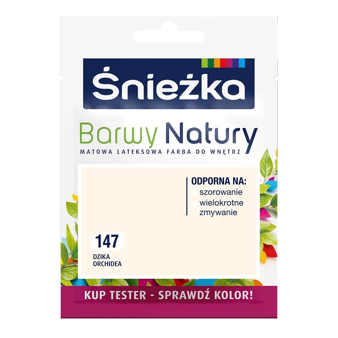 Tester farby Śnieżka Barwy Natury dzika orchidea 25 ml Tester farby Śnieżka Barwy Natury dzika orchidea 25 ml