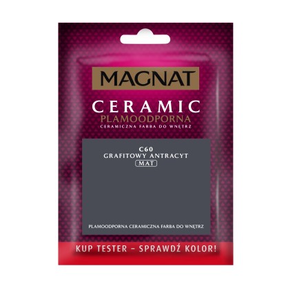 Tester farby Magnat Ceramic grafitowy antracyt 30 ml Tester farby Magnat Ceramic grafitowy antracyt 30 ml