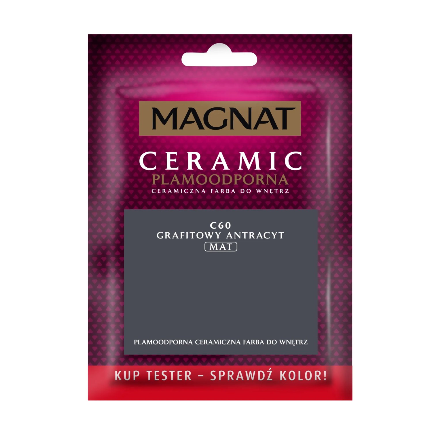 Tester farby Magnat Ceramic grafitowy antracyt 30 ml Tester farby Magnat Ceramic grafitowy antracyt 30 ml