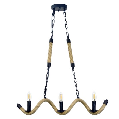 Il mio Żyrandol Rope Candle 3x10W E14 Il mio Żyrandol Rope Candle 3x10W E14