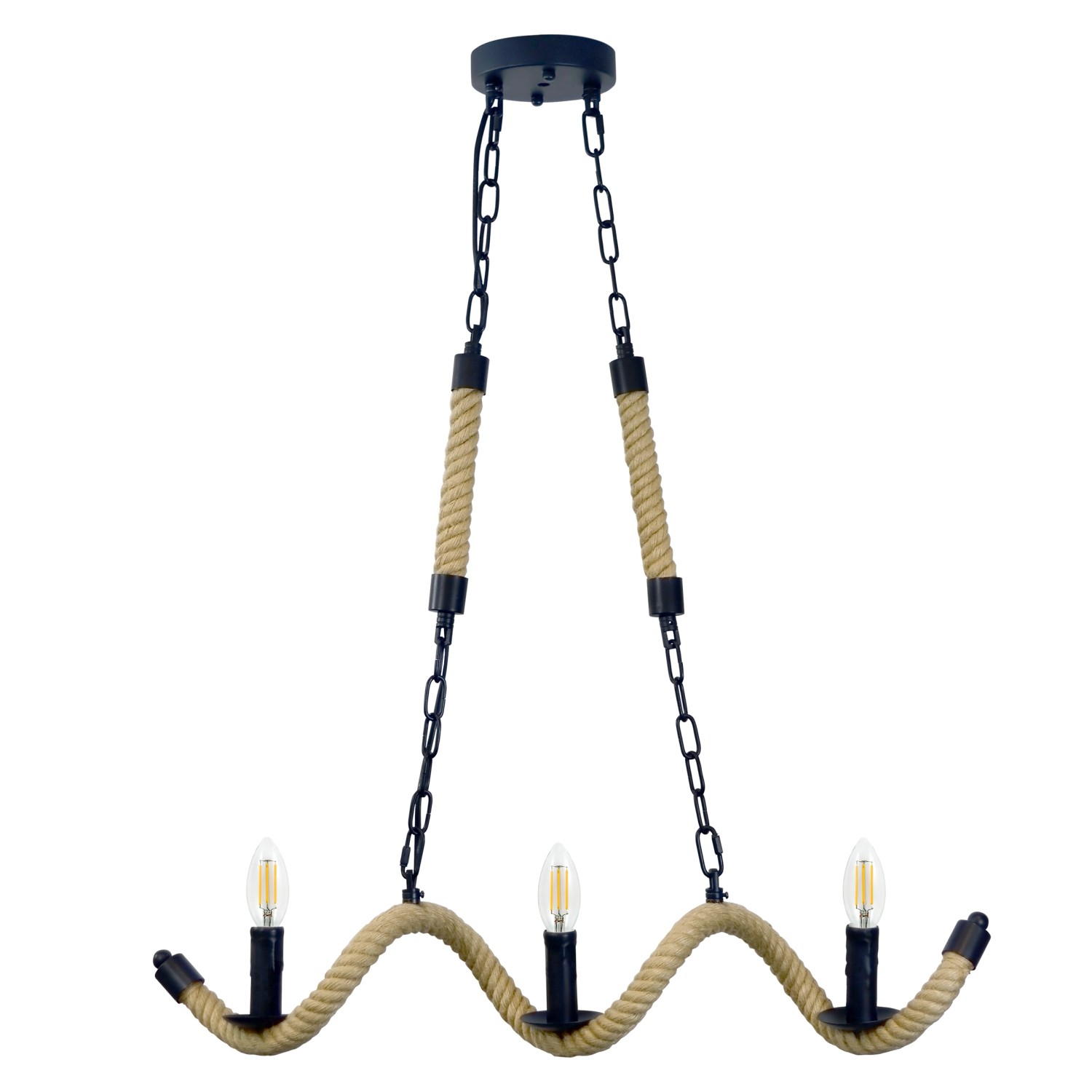 Il mio Żyrandol Rope Candle 3x10W E14 Il mio Żyrandol Rope Candle 3x10W E14