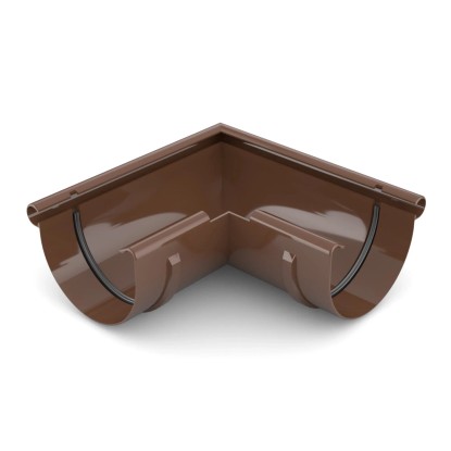 Bryza Narożnik zew. 75 mm PVC brąz Bryza Narożnik zew. 75 mm PVC brąz