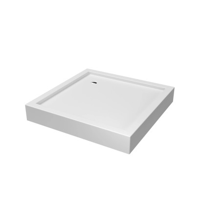 Durasan Brodzik kwadratowy ROYO 80 biały 80x80x14 Durasan Brodzik kwadratowy ROYO 80 biały 80x80x14