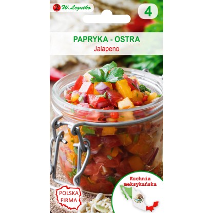 Legutko Papryka Jalapeno czerwona kuchnie świata 0,5g Legutko Papryka Jalapeno czerwona kuchnie świata 0,5g