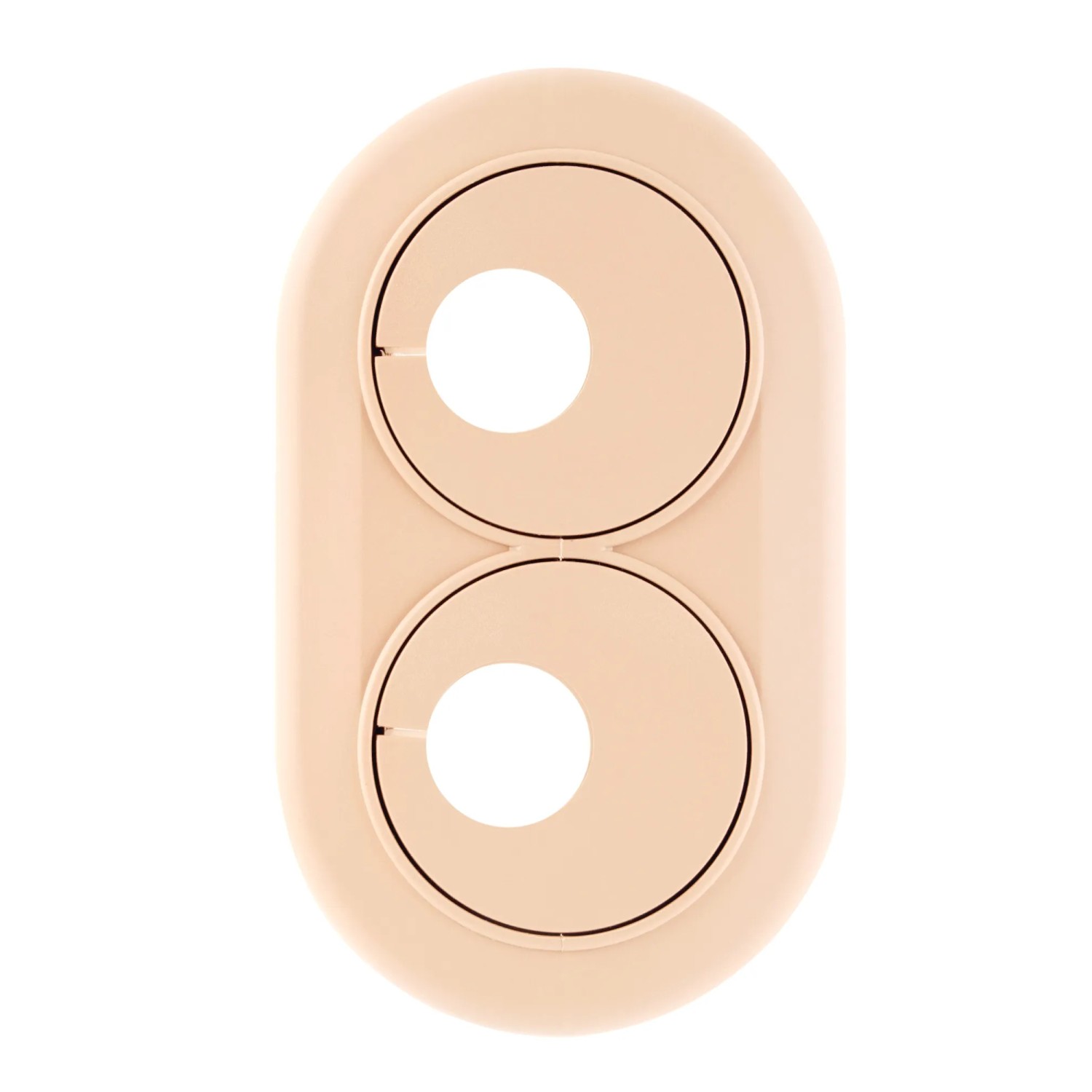 Rozeta podwójna, śr. 18 mm, kolor dąb Rozeta podwójna, śr. 18 mm, kolor dąb