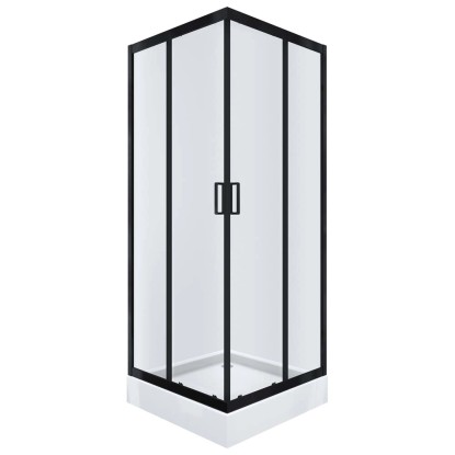 KABI Kabina Ideal 80 czarny mat z brodzikiem KABI Kabina Ideal 80 czarny mat z brodzikiem