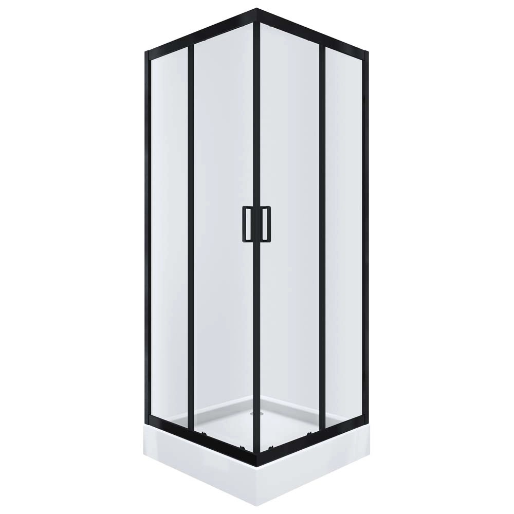 KABI Kabina Ideal 80 czarny mat z brodzikiem KABI Kabina Ideal 80 czarny mat z brodzikiem