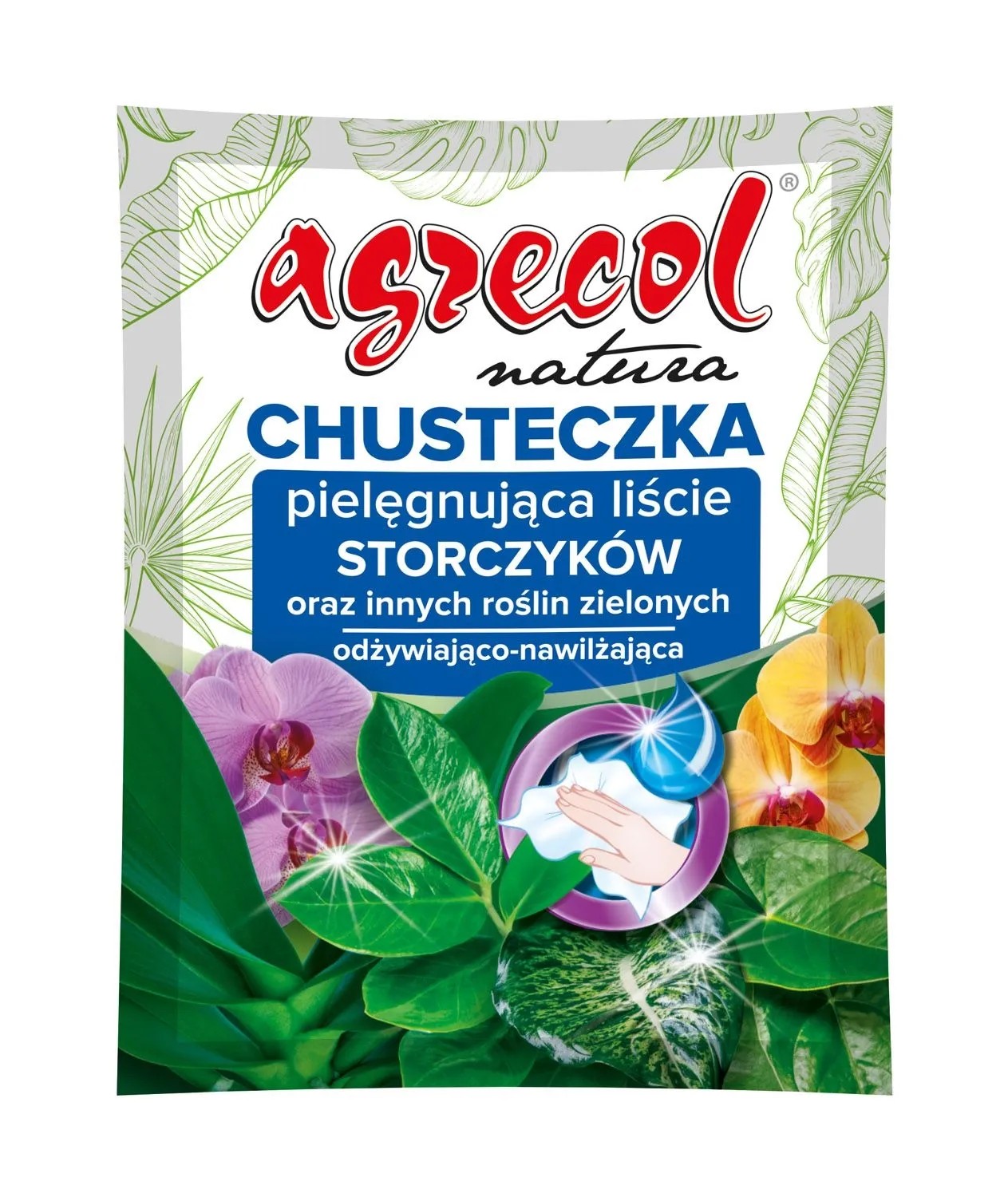 Agrecol Chusteczka pielęgnująca liście storczyków Agrecol Chusteczka pielęgnująca liście storczyków