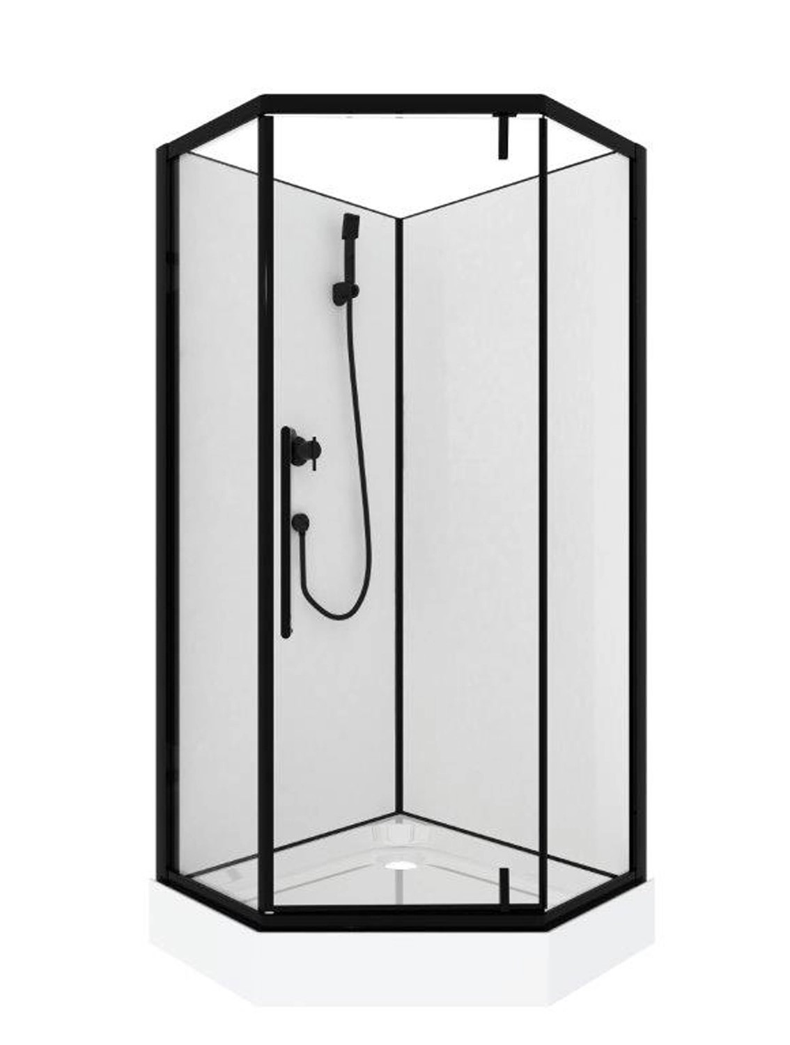 Kabina prysznicowa Lima 90 czarna Kabina prysznicowa Lima 90 czarna