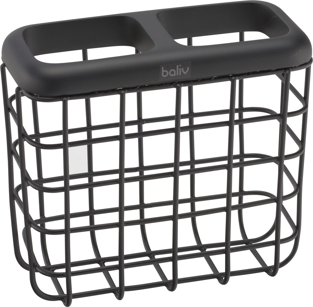 BALIV Kubek łazienkowy 340 czarny podwójny BALIV Kubek łazienkowy 340 czarny podwójny