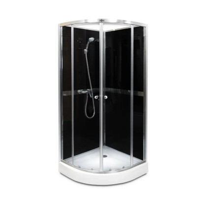 Armazi Kabina prysznicowa Nero 90 chrom z brodzikiem Armazi Kabina prysznicowa Nero 90 chrom z brodzikiem