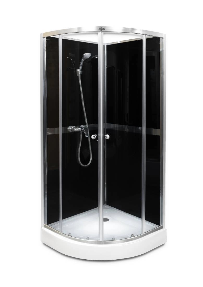 Armazi Kabina prysznicowa Nero 90 chrom z brodzikiem Armazi Kabina prysznicowa Nero 90 chrom z brodzikiem