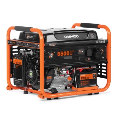 DAEWOO Agregat prądotwórczy dwupaliwowy GDA 7500DFE 6500W DAEWOO Agregat prądotwórczy dwupaliwowy GDA 7500DFE 6500W