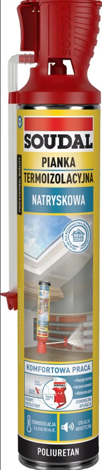 Soudal Piana termo natryskowa Genius 700 ml Soudal Piana termo natryskowa Genius 700 ml
