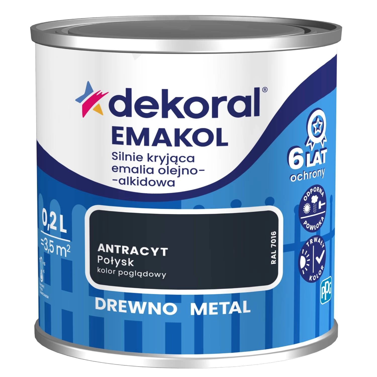 Dekoral Emalia Emakol Strong Antracyt 0 2L Kupuj W OBI