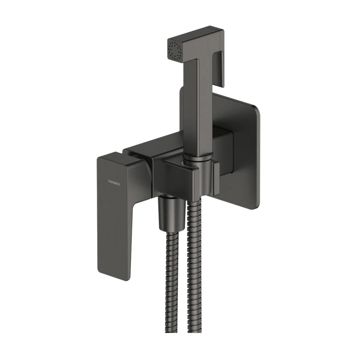 Omnires System bidetowy podtynkowy Vellon grafit Omnires System bidetowy podtynkowy Vellon grafit