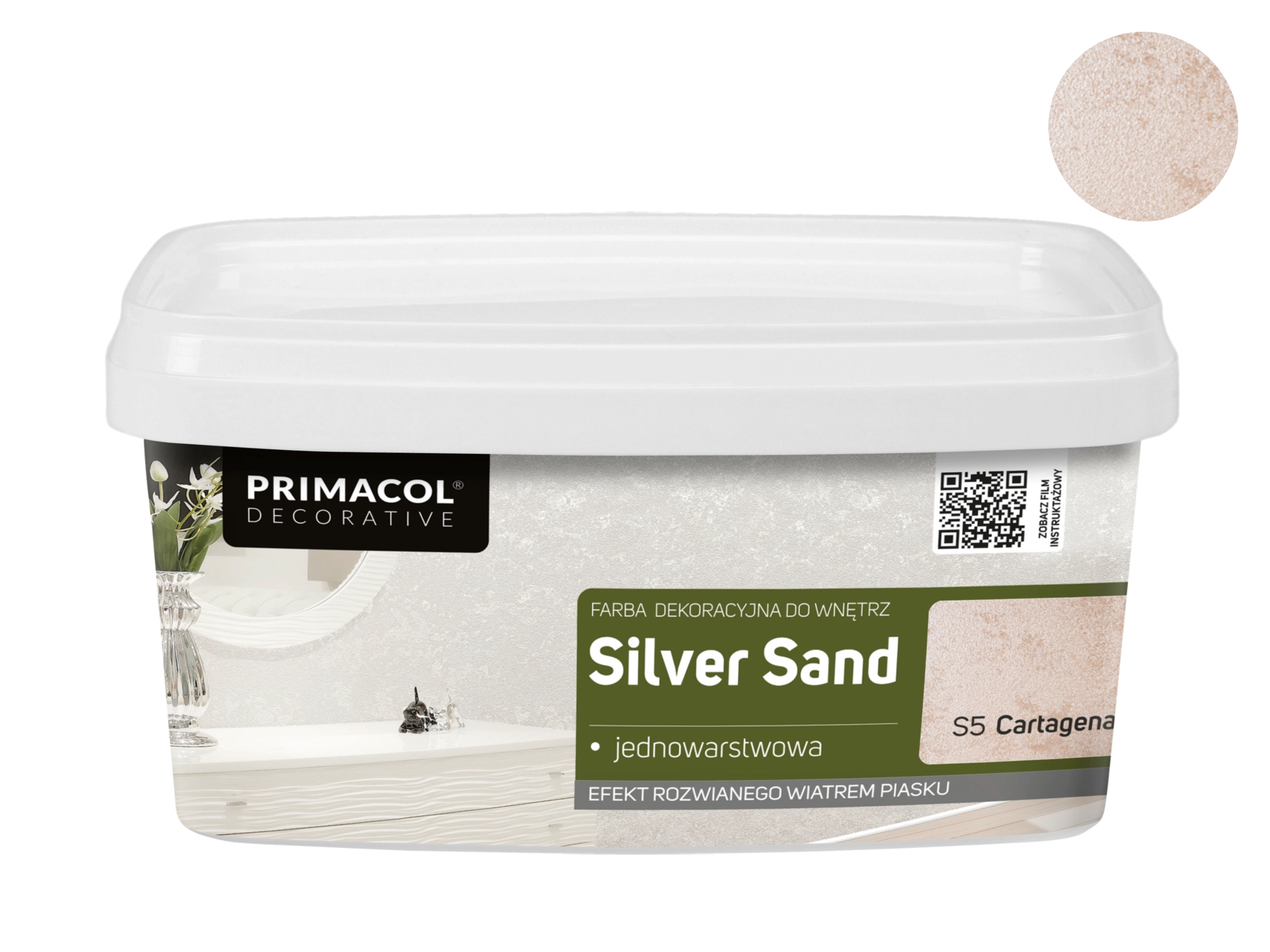 Primacol Farba Strukturalna Silver Sand Cartagena 1 L Kupuj W OBI