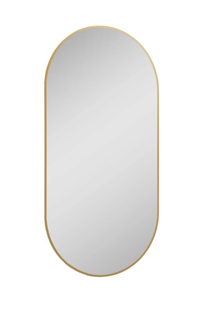 Lustro z oświetleniem LED Sharon złote - 92 x 52 x 2,5 cm Lustro z oświetleniem LED Sharon złote - 92 x 52 x 2,5 cm