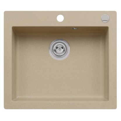 Zlewozmywak Mojito 6 1-kom. beż 57x50 cm Zlewozmywak Mojito 6 1-kom. beż 57x50 cm