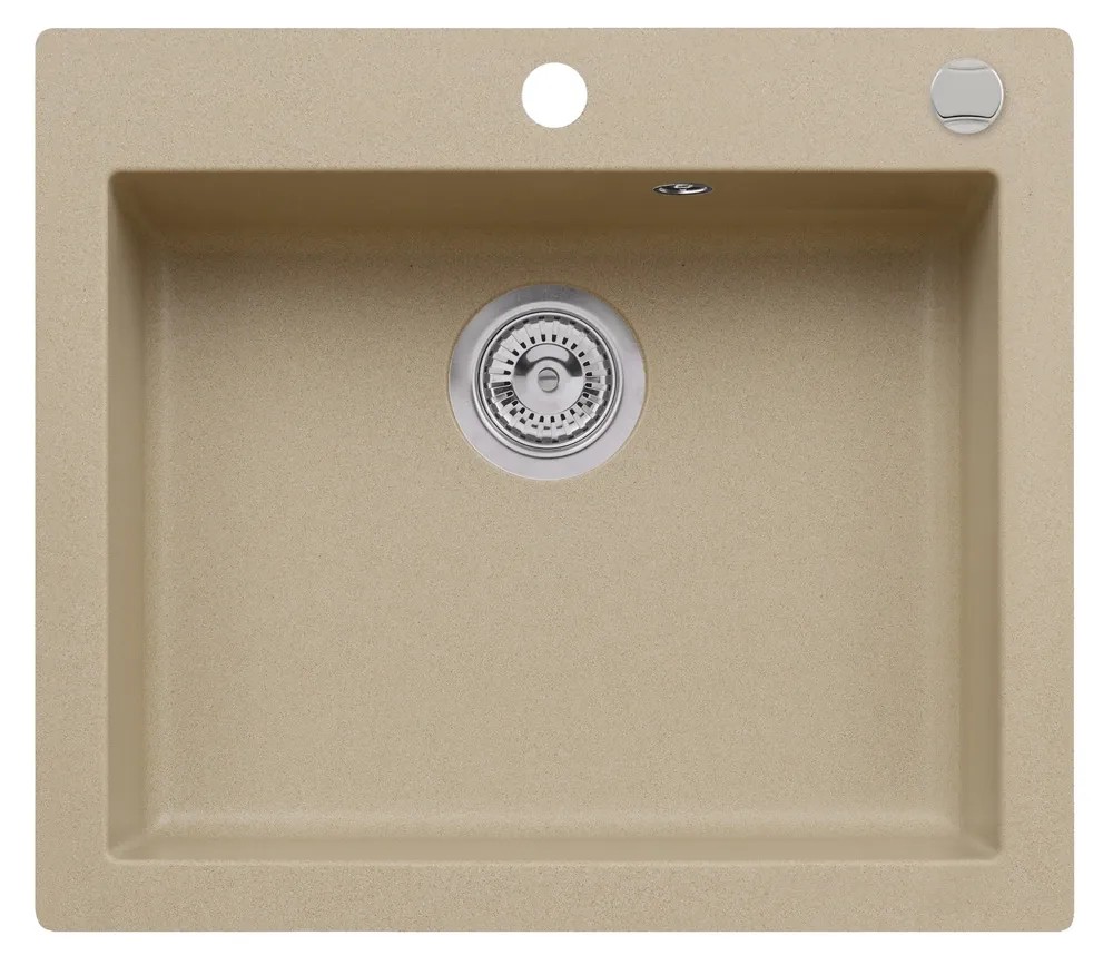 Zlewozmywak Mojito 6 1-kom. beż 57x50 cm Zlewozmywak Mojito 6 1-kom. beż 57x50 cm