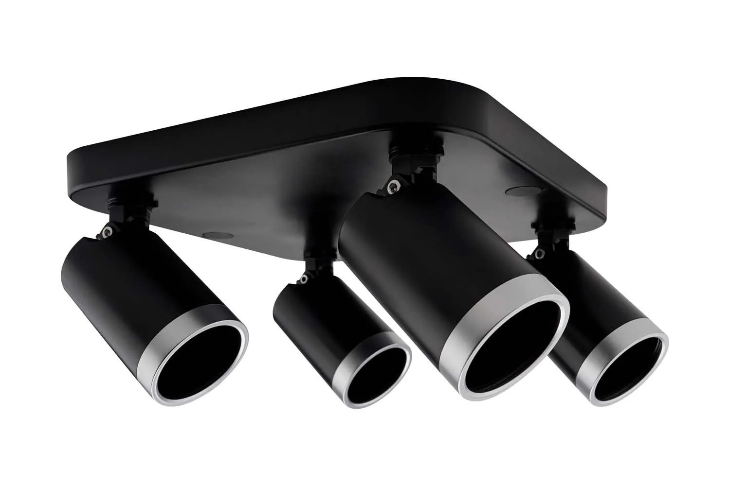 Volteno Listwa Spot BEST 4xGU10 max. 9W LED czarno-srebrna Volteno Listwa Spot BEST 4xGU10 max. 9W LED czarno-srebrna