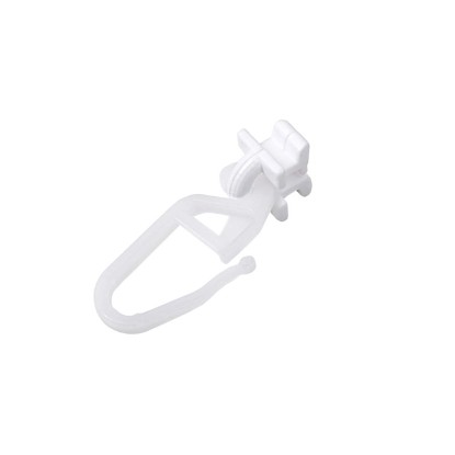 Ślizg z agrafką do szyny sufitowej wciskany 20 szt. Ślizg z agrafką do szyny sufitowej wciskany 20 szt.