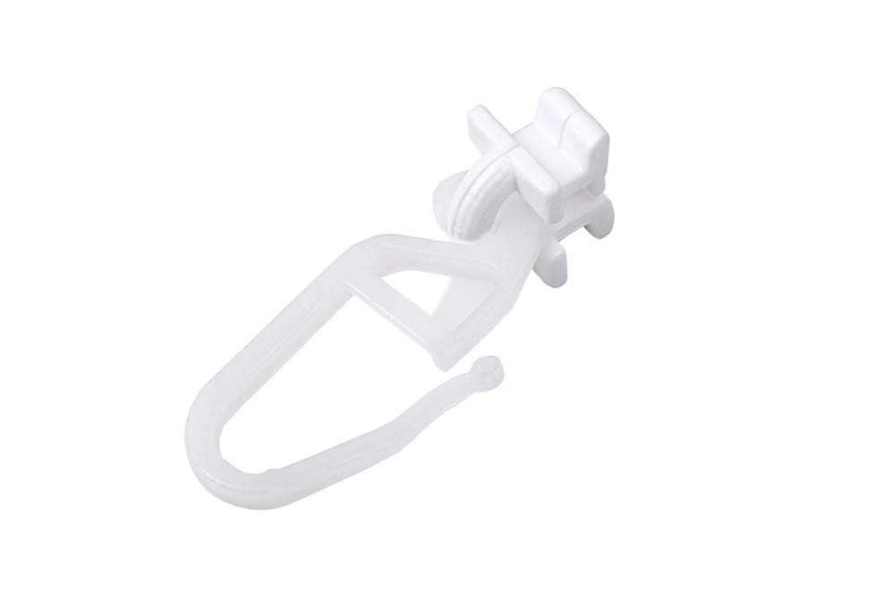 Ślizg z agrafką do szyny sufitowej wciskany 20 szt. Ślizg z agrafką do szyny sufitowej wciskany 20 szt.