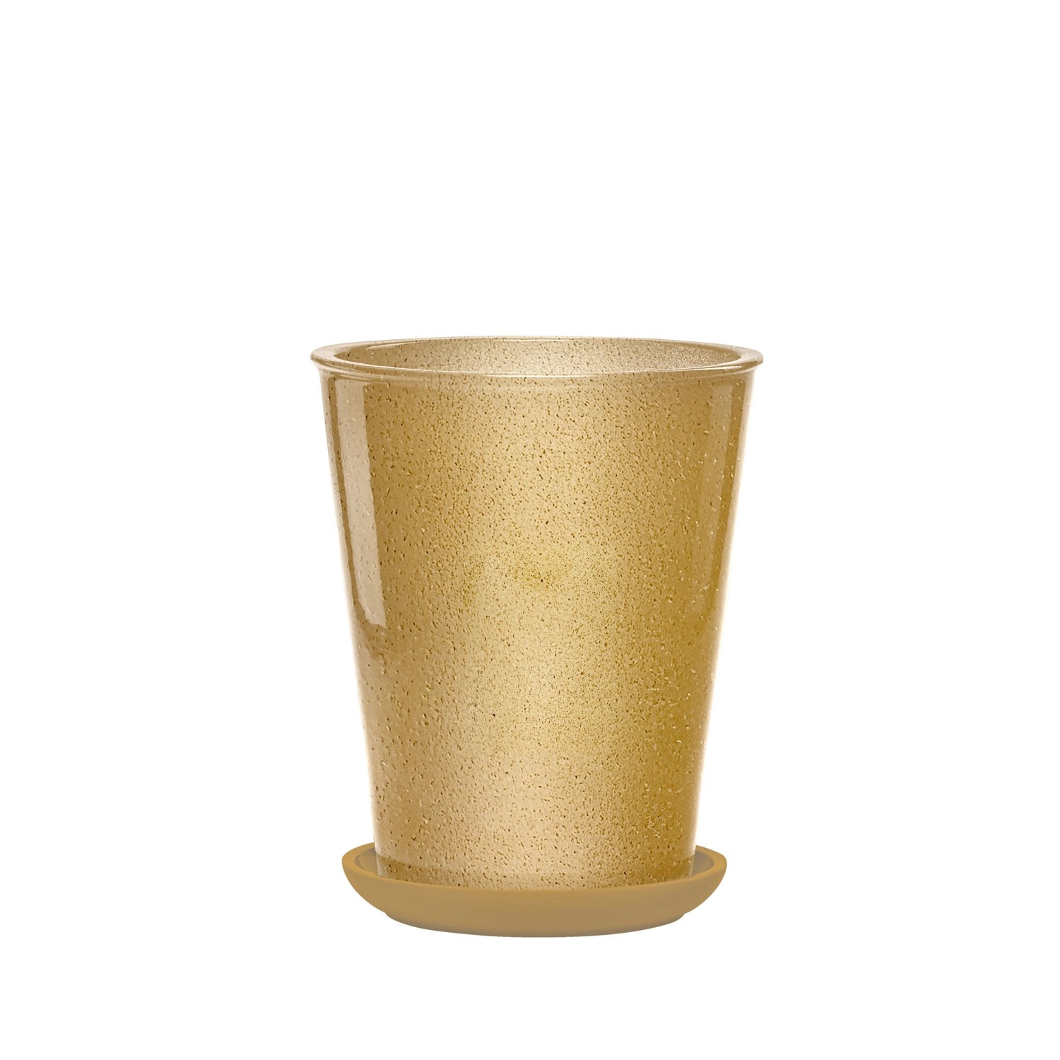 Donica z podstawką Palma miodowa - 22 cm Donica z podstawką Palma miodowa - 22 cm