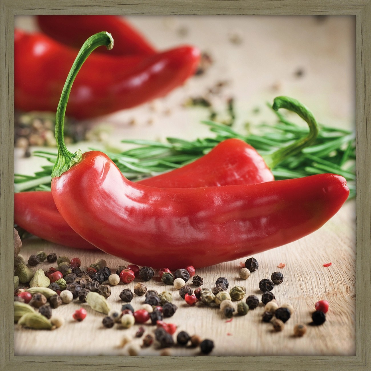 Knor Obraz Papryka 30 cm x 30 cm Knor Obraz Papryka 30 cm x 30 cm