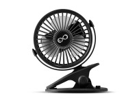 eXc Wentylator przenośny na klips czarny