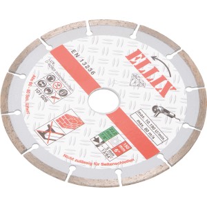 Diamentowa tarcza tnąca do kamienia, Ø 150 mm do szlifierek kątowych. Do cięcia granitu, betonu i kostki brukowej.