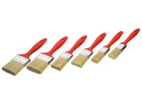 Zestaw pędzli płaskich 6 szt.