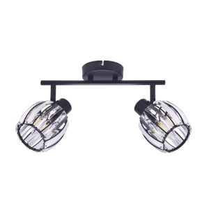 Goldlux Lampa sufitowa ALANYA 2xE14 10W czarna