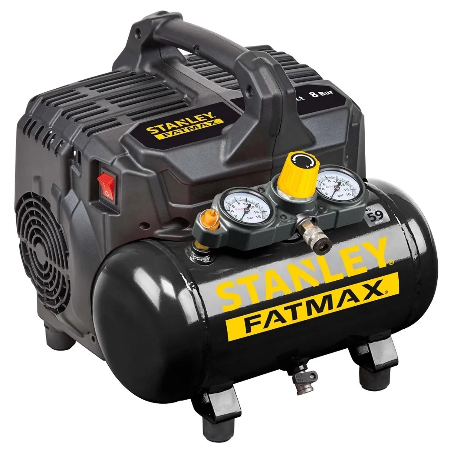 Stanley FatMax Kompresor bezolejowy 6L 8 bar