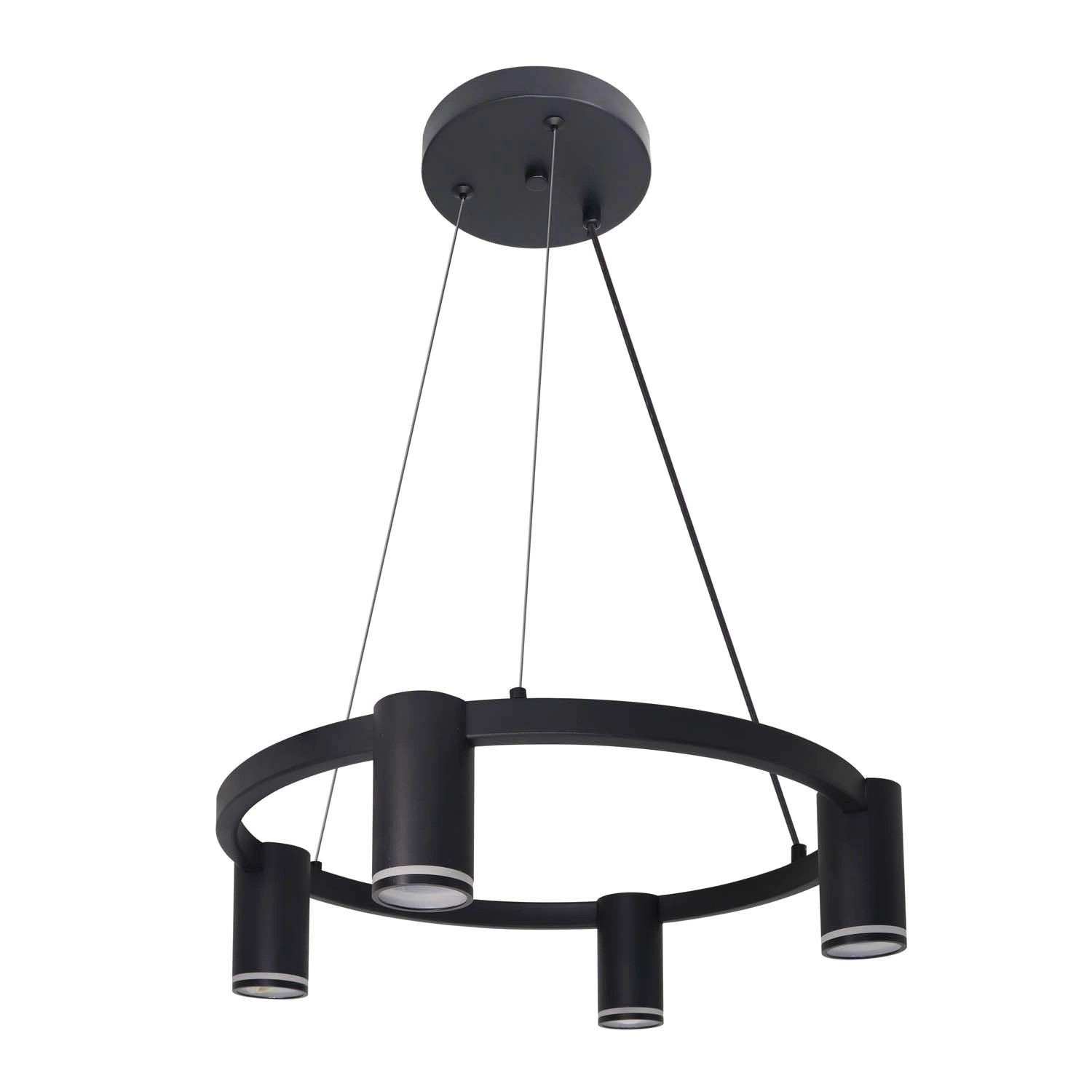 Goldlux Lampa wiszaca Paris Round 4x max. 12W GU10 czarna
