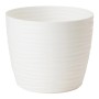 Biała plastikowa osłonka z matowym wykończeniem, 26,5 x 22 cm, do użytku wewnętrznego.