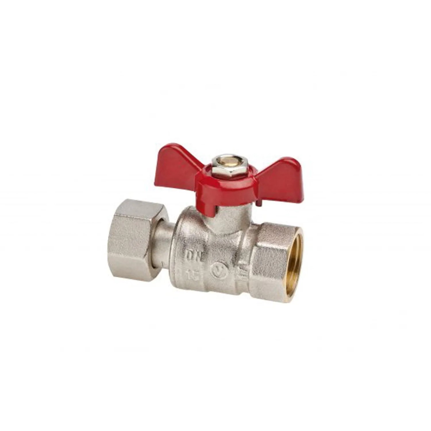 Valvex Zawór kulowy z obrotową nakrętką - motylek Spin 1/2" G3/4