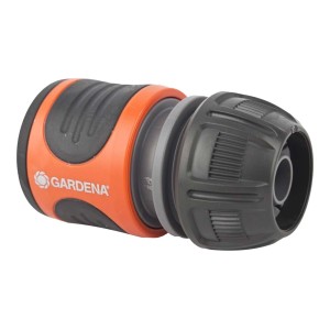 Szybkozłącze do wody Gardena, pomarańczowo-czarne, do węży ogrodowych.