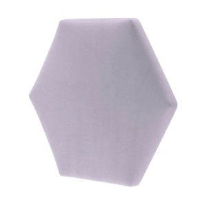 Sześciokątny, jasny panel ścienny do dekoracji ścian.