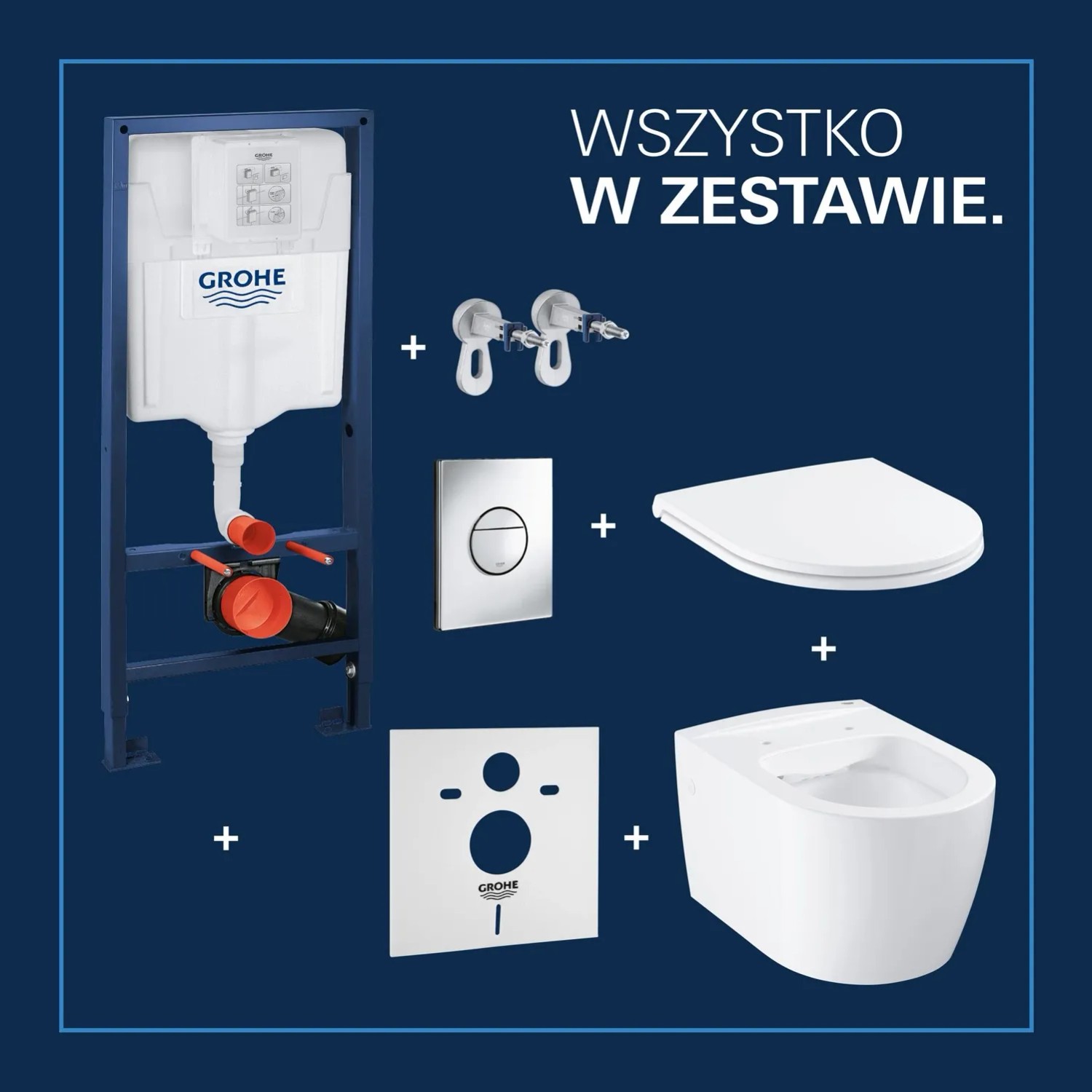 Grohe Zestaw podtynkowy Start 5w1_6