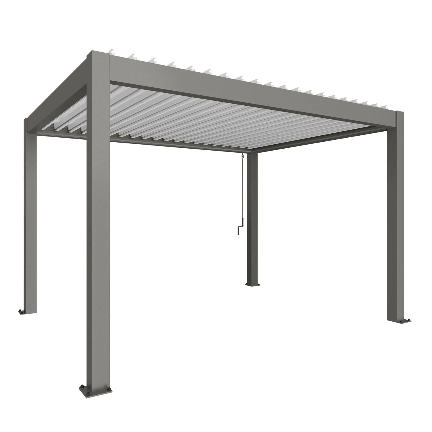 Biohort Pergola 4 m x 3 m kwarc biały