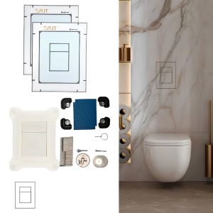 Przycisk WC ukryty biały Grohe 15x20,5x10