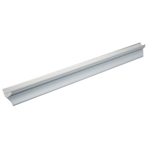 LUX Trójkątna listwa do cięcia, 60 cm, aluminiowa z krawędzią tnącą do precyzyjnych cięć.