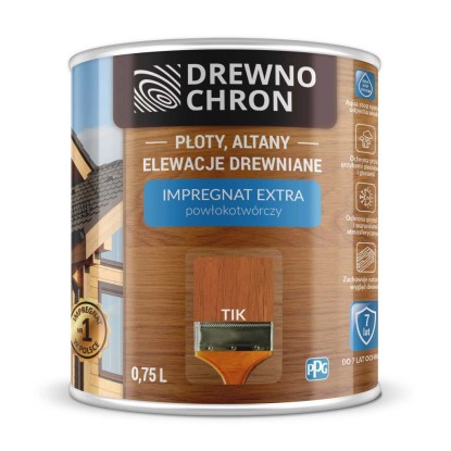 "Drewnochron Impregnat Extra powłokotwórczy tik - 0,75L></div>