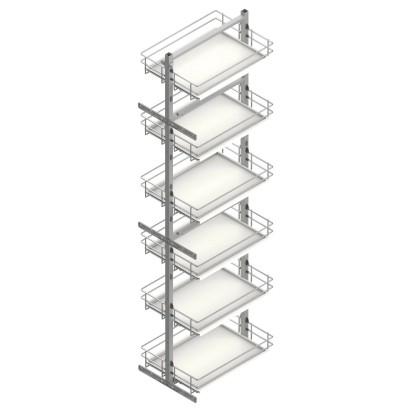 Kosz Cargo słupek Maxima EVO biały 40 cm